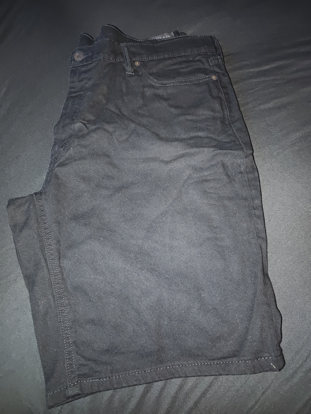 Levi's Men's Black Slim Jeans Shorts